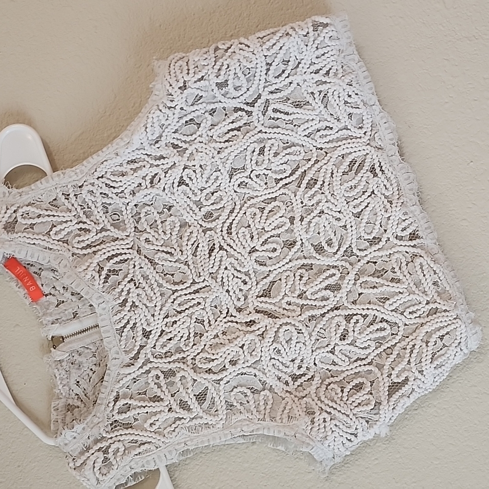Lace crop top